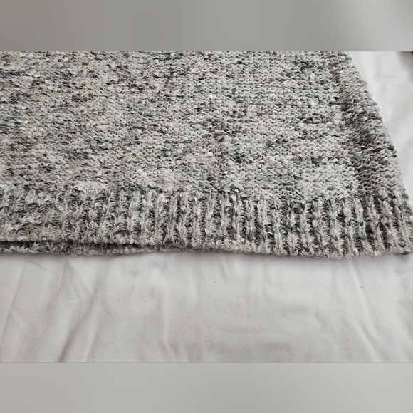 Croft & Barrow V Neck Marled Sweater Women's XL White Black - Picture 4 of 11